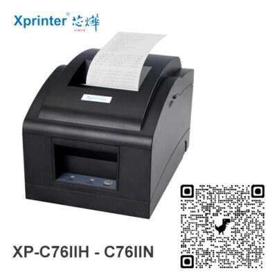 Máy in hóa đơn Xprinter XP-C76iiH (in kim, 76mm)