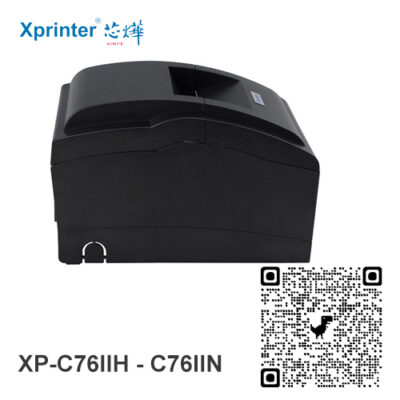 Máy in hóa đơn Xprinter XP-C76iiH (in kim, 76mm)