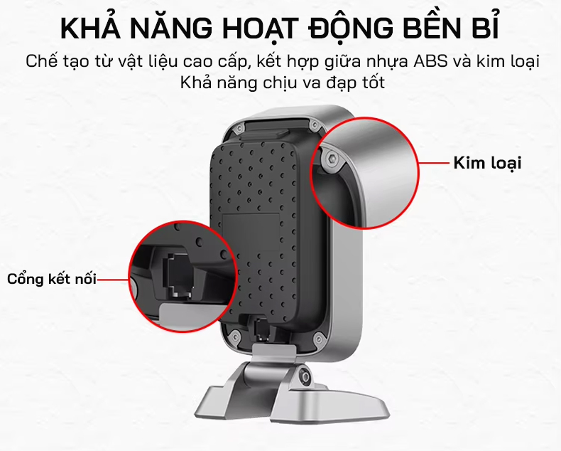 Máy quét mã vạch 2D để bàn chính hãng Syble AK9208H