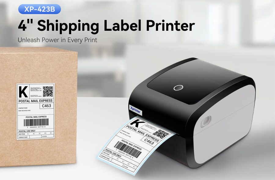 vincode.com.vn: Máy in tem nhãn nhiệt Xprinter XP-423B: Giải pháp hoàn hảo cho in ấn nhãn vận đơn TMĐT