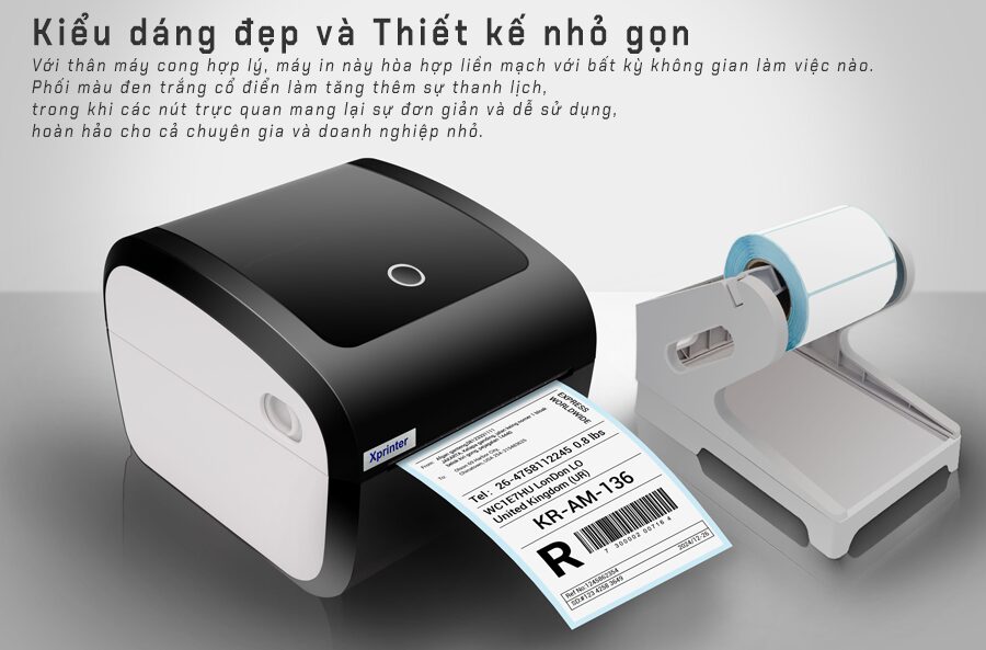 vincode.com.vn: Máy in tem nhãn nhiệt Xprinter XP-423B: Giải pháp hoàn hảo cho in ấn nhãn vận đơn TMĐT