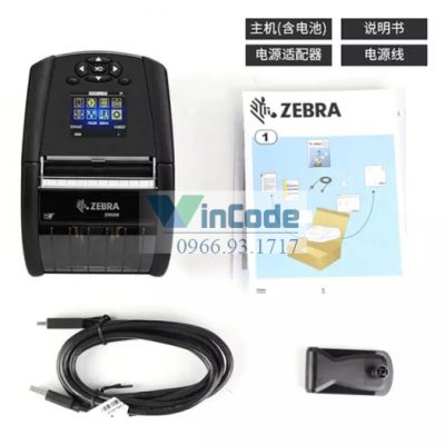Alternative view of Zebra ZR668 Plus – Máy in mã vạch di động 3″, Wi‑Fi 6, Bluetooth 5.3 – Hiệu suất cao