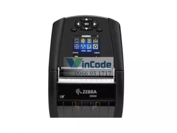 Zebra ZR668 Plus – Máy in mã vạch di động 3″, Wi‑Fi 6, Bluetooth 5.3 – Hiệu suất cao