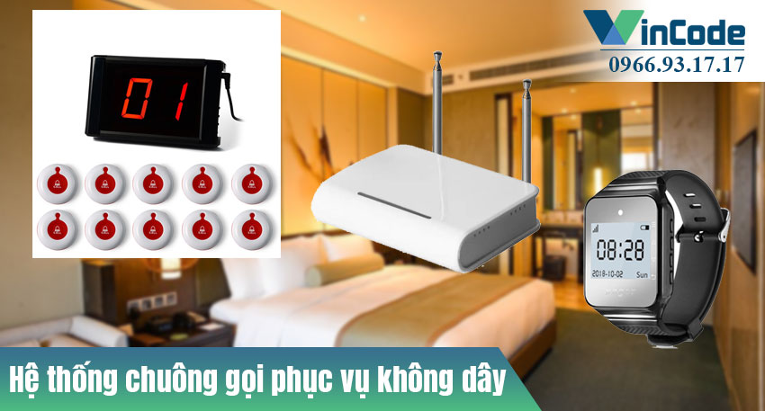 Hệ thống chuông gọi phục vụ không dây là gì?