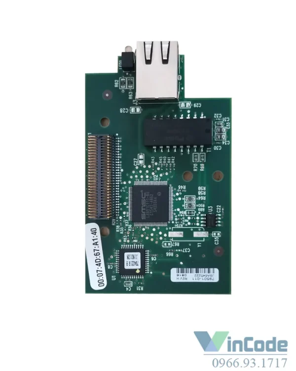 Card mạng Lan máy in mã vạch Zebra 105SL PLUS