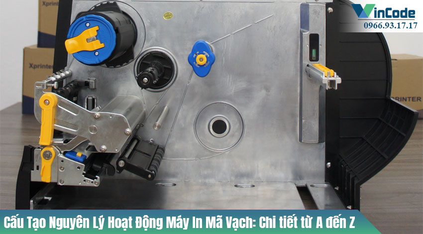 Cấu tạo nguyên lý hoạt động máy in mã vạch | Vincode