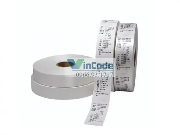 Nhãn Giặt Quần Áo Kích Thước Tùy Chỉnh 100x200 Chất Lượng Cao