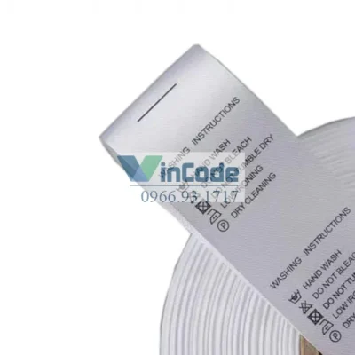 Alternative view of Nhận In Tem Giặt Quần Áo Kích Thước Tùy Chỉnh 50x200 Chính Hãng