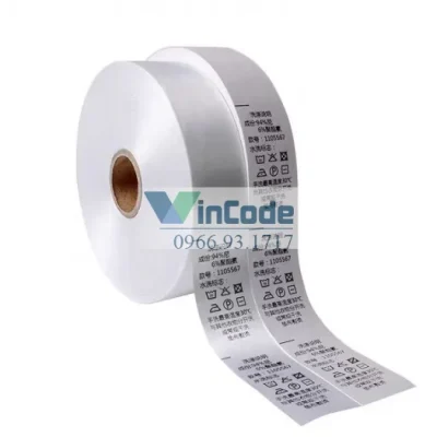Alternative view of Nhãn Giặt Quần Áo Kích Thước Tùy Chỉnh 55x200mm Chất Lượng Cao