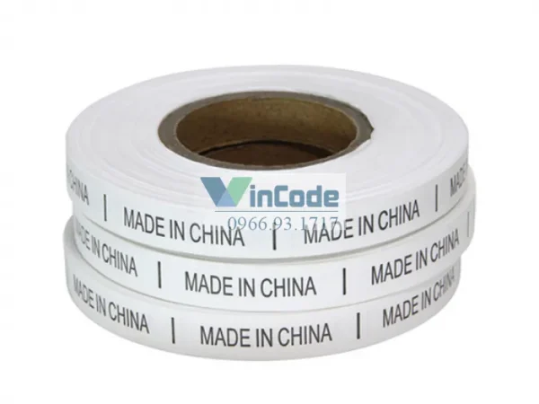 Nhãn Giặt Quần Áo Kích Thước Tùy Chỉnh 55x200mm Chất Lượng Cao