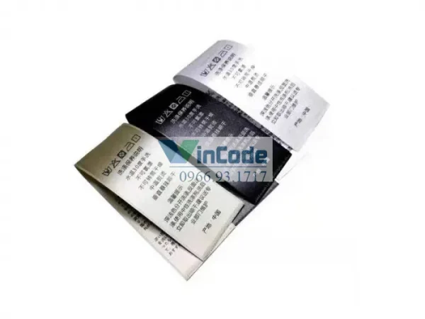 Nhãn Giặt Quần Áo Kích Thước Tùy Chỉnh 90x200 Chất Lượng Cao