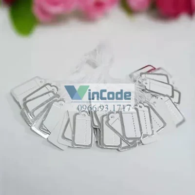 Alternative view of Nhãn Dán Tự Dính Kích Thước Tùy Chỉnh Cho Mác Trang Sức 50x15mm