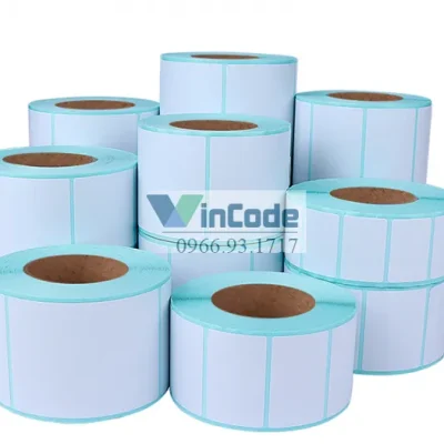 Giấy Nhiệt Tự Dính Kích Thước 40x60mm Có Thể Tùy Chỉnh Giá Rẻ