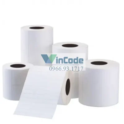 Alternative view of Nhãn Mác Decal Barcode Chống Nước Kích Thước Tùy Chỉnh 100x80mm