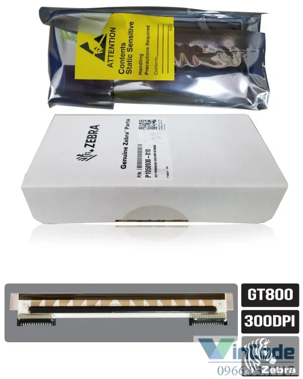 Đầu in mã vạch Zebra GT800 (300Dpi)