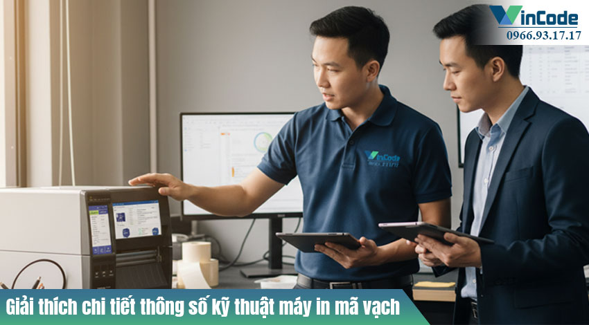 Giải thích thông số kỹ thuật máy in mã vạch