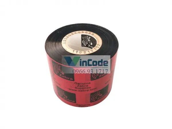Ruy Băng Wax Resin Zebra A5100BK Chính Hãng Cho Máy In Barcode