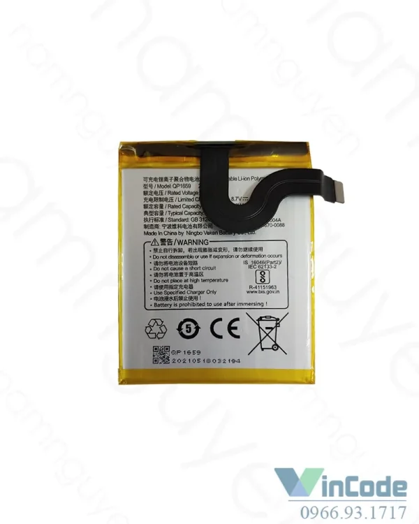 Pin máy pos sunmi V2