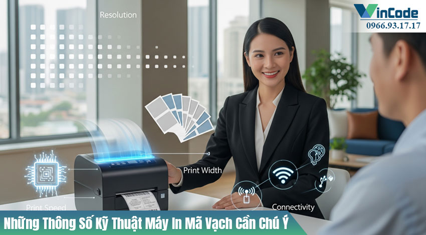 Thông Số Kỹ Thuật Máy In Mã Vạch