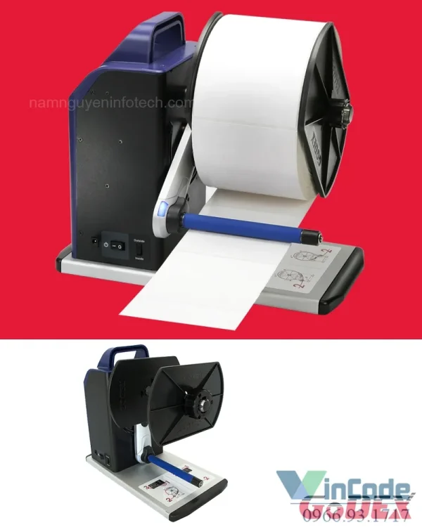 Trục quấn tem nhãn tự động Godex T10