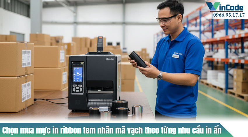 Chọn mua mực in ribbon tem nhãn mã vạch chuẩn nhất – Hướng dẫn chi tiết dành cho mọi nhu cầu