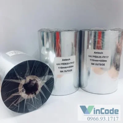 Mực Antech Wax Peremium ATW121 110x450m outside