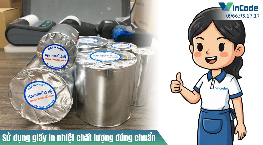 Sử dụng giấy in nhiệt chất lượng đúng chuẩn – Lựa chọn và ảnh hưởng
