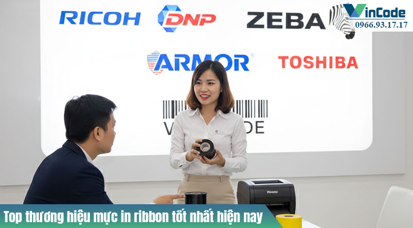 Top thương hiệu mực in ribbon tốt nhất hiện nay