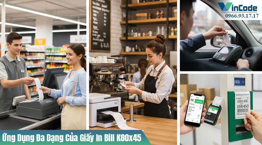 Ứng Dụng Đa Dạng Của Giấy In Bill K80x45 | Vincode