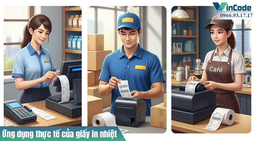 Ứng dụng thực tế của giấy in nhiệt | Vincode