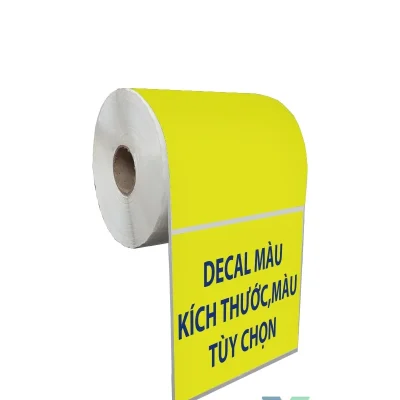 Giấy decal thường - In màu