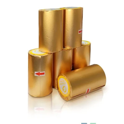 Giấy in hóa đơn Oji 80x45 (bọc vàng Gold)