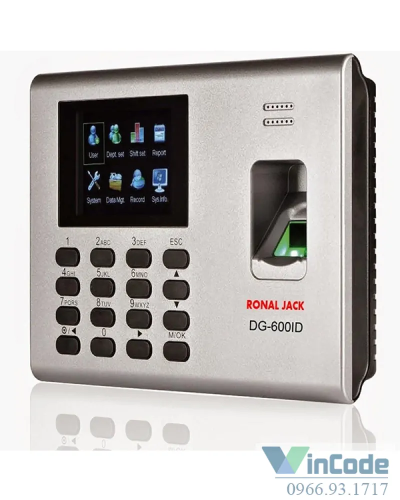 MÁY CHẤM CÔNG VÂN TAY RONALD JACK DG-600