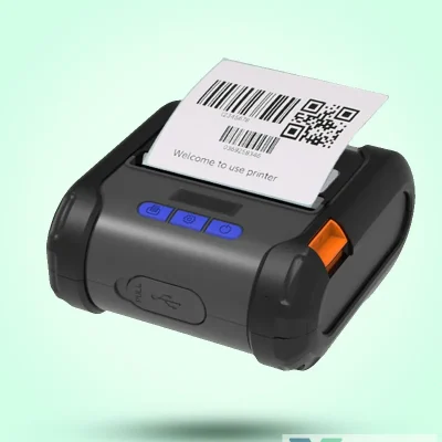 Máy in mã vạch cầm tay Bluetooth Zywell ZM04WD