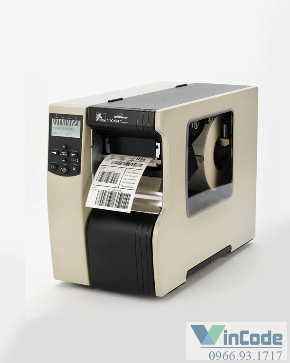 Máy in mã vạch công nghiệp Zebra 110Xi4 (300dpi)