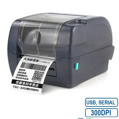 Máy in mã vạch TSC TTP-345 (USB,COM)
