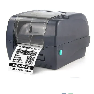 Alternative view of Máy in mã vạch TSC TTP-345 (USB,COM)
