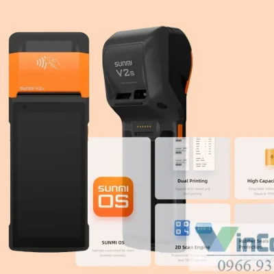 Alternative view of Máy pos cầm tay Sunmi V2S T5940 (2GB-16GB)