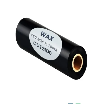 Mực in nhãn mã vạch Wax 110mm x 100m