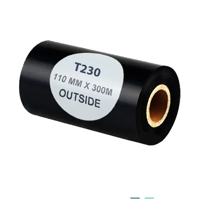 Mực in nhãn mã vạch Wax/Resin T230 110mm x 300m