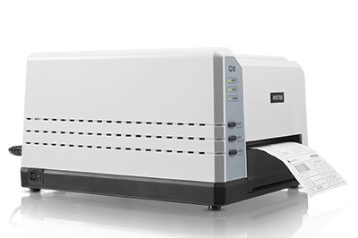 Máy in mã vạch POSTEK Q8/200 – Nhỏ gọn, bền bỉ, in tem thương mại hiệu quả