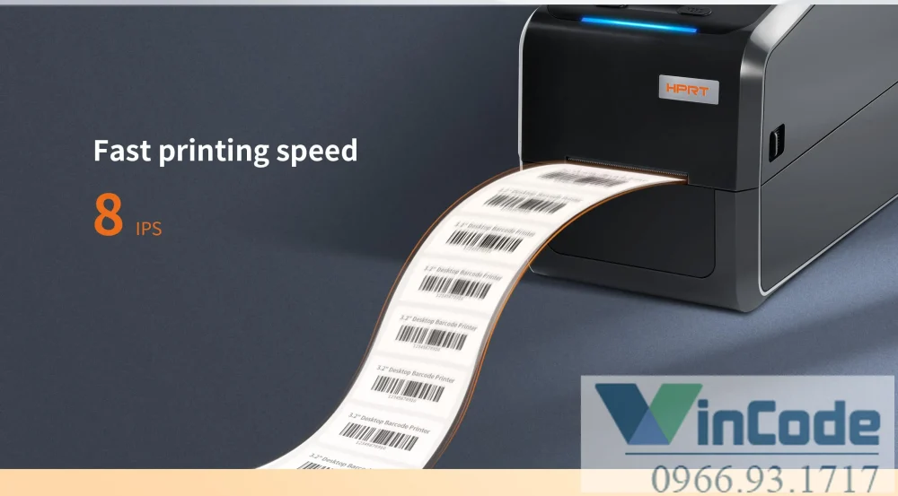 Màn hình cảm ứng 3.5 inch máy in mã vạch Galaxy