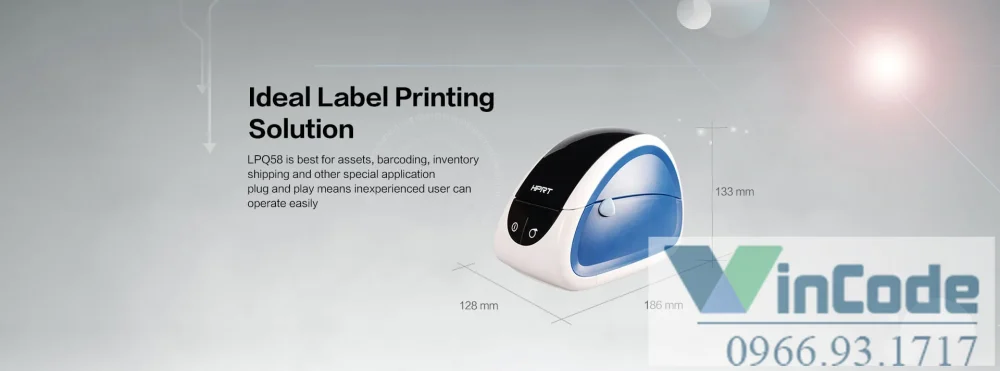 Máy in tem nhãn nhiệt 2 inch