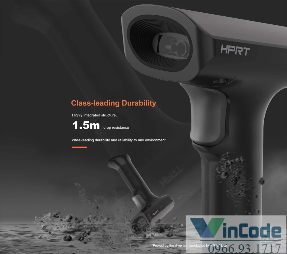 Máy quét mã vạch cầm tay bền bỉ