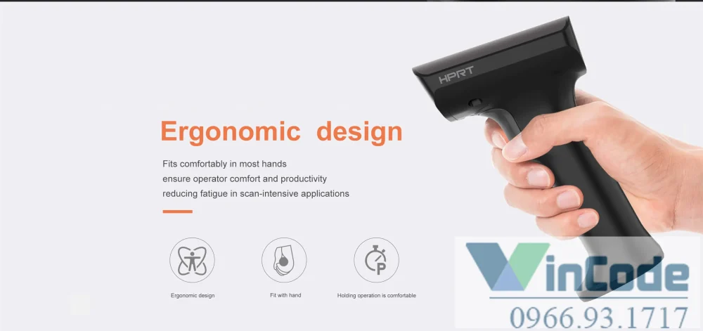 Máy quét mã vạch dễ sử dụng