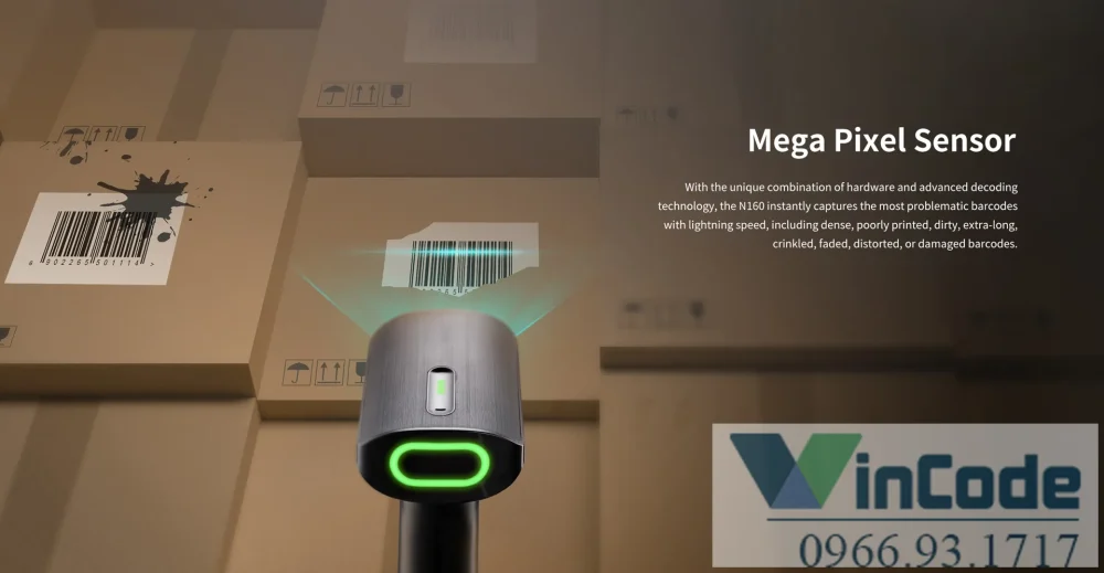 Thiết kế bền bỉ máy quét mã vạch