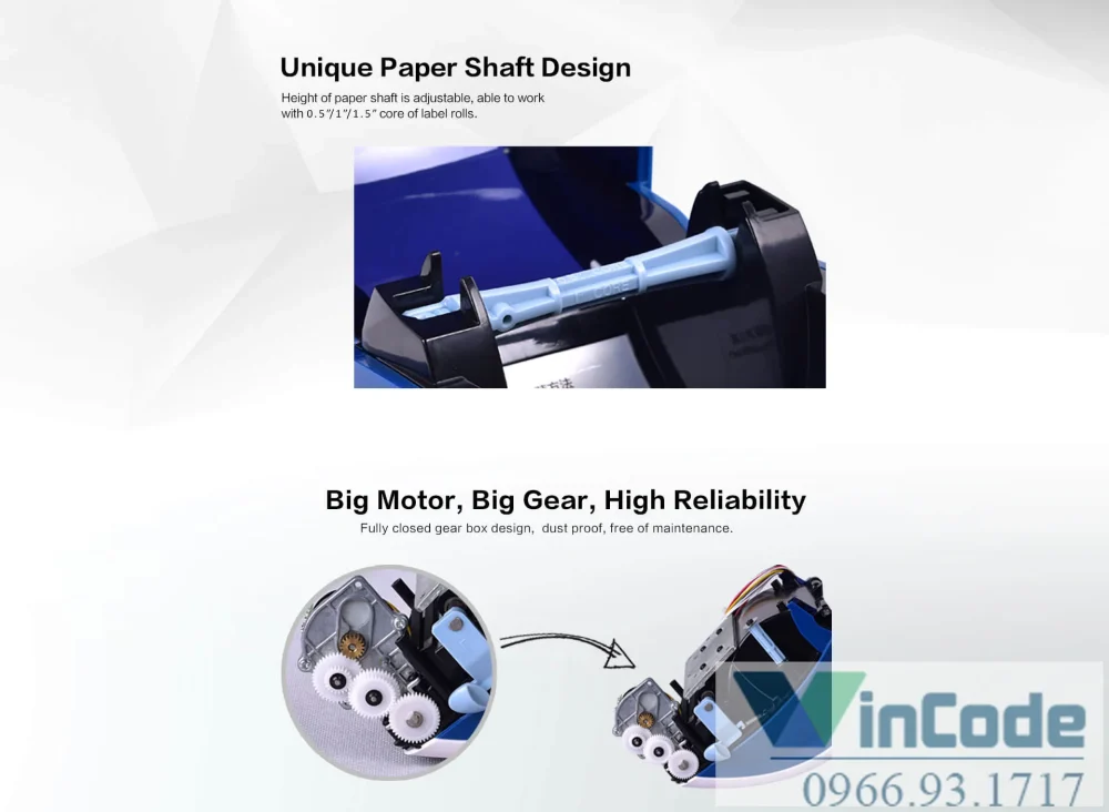 Tính năng máy in tem nhãn nhiệt