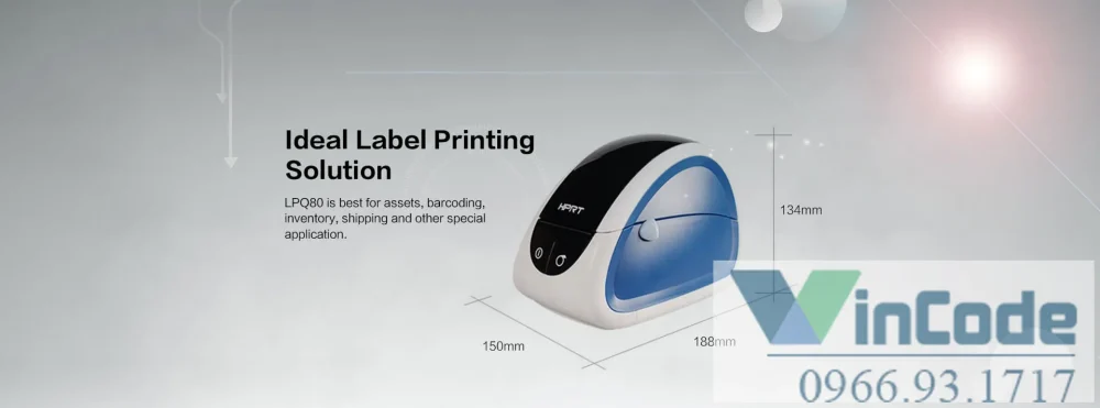 Máy in tem nhãn nhiệt 3 inch