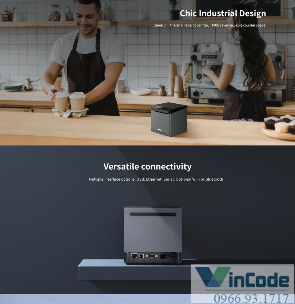 Tính năng máy in nhiệt 3 inch