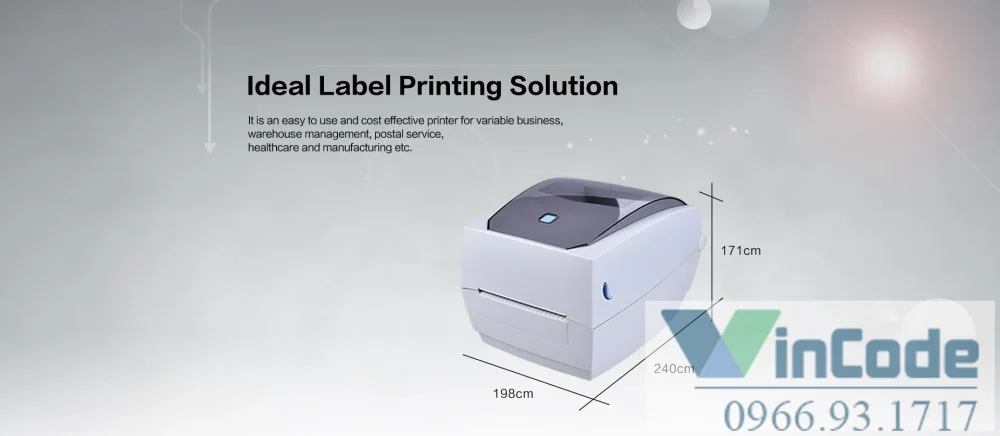 Máy in nhãn nhiệt 4 inch